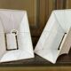 Pair of Italian travertine lamps by Fratelli Mannelli