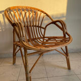 Rattan armchair