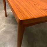 Danish teak dining table by H. Kjaernulf 60s