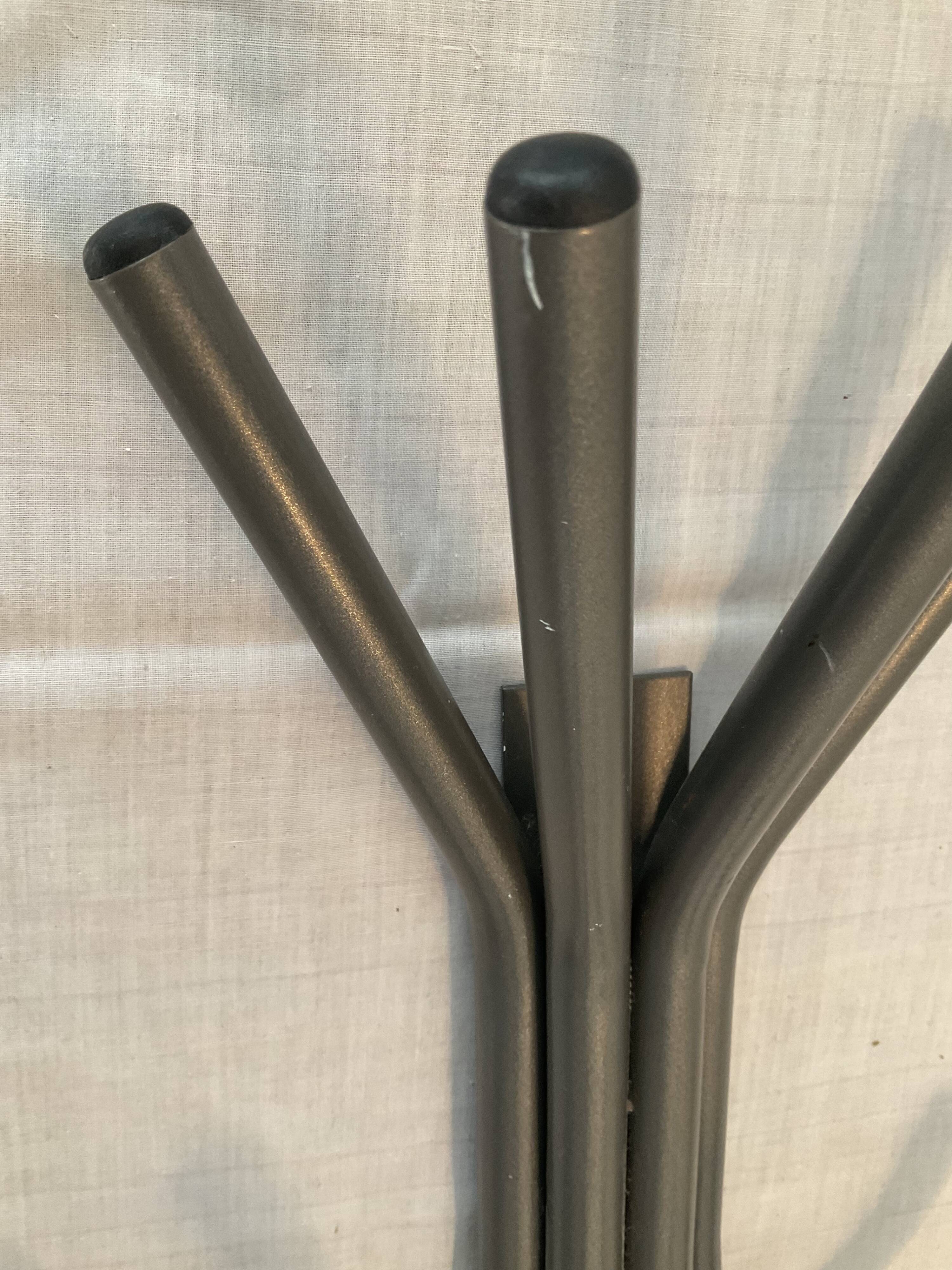 Vintage metal coat rack 8 hook
