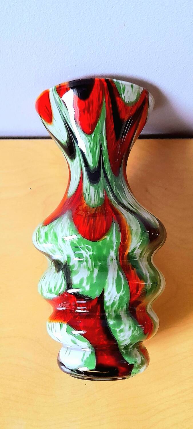 Murano glass vase, Carlo Moretti 70s