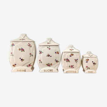 Porcelain spice pots series