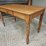 Antique oak table dining table kitchen table 69 x 130 cm