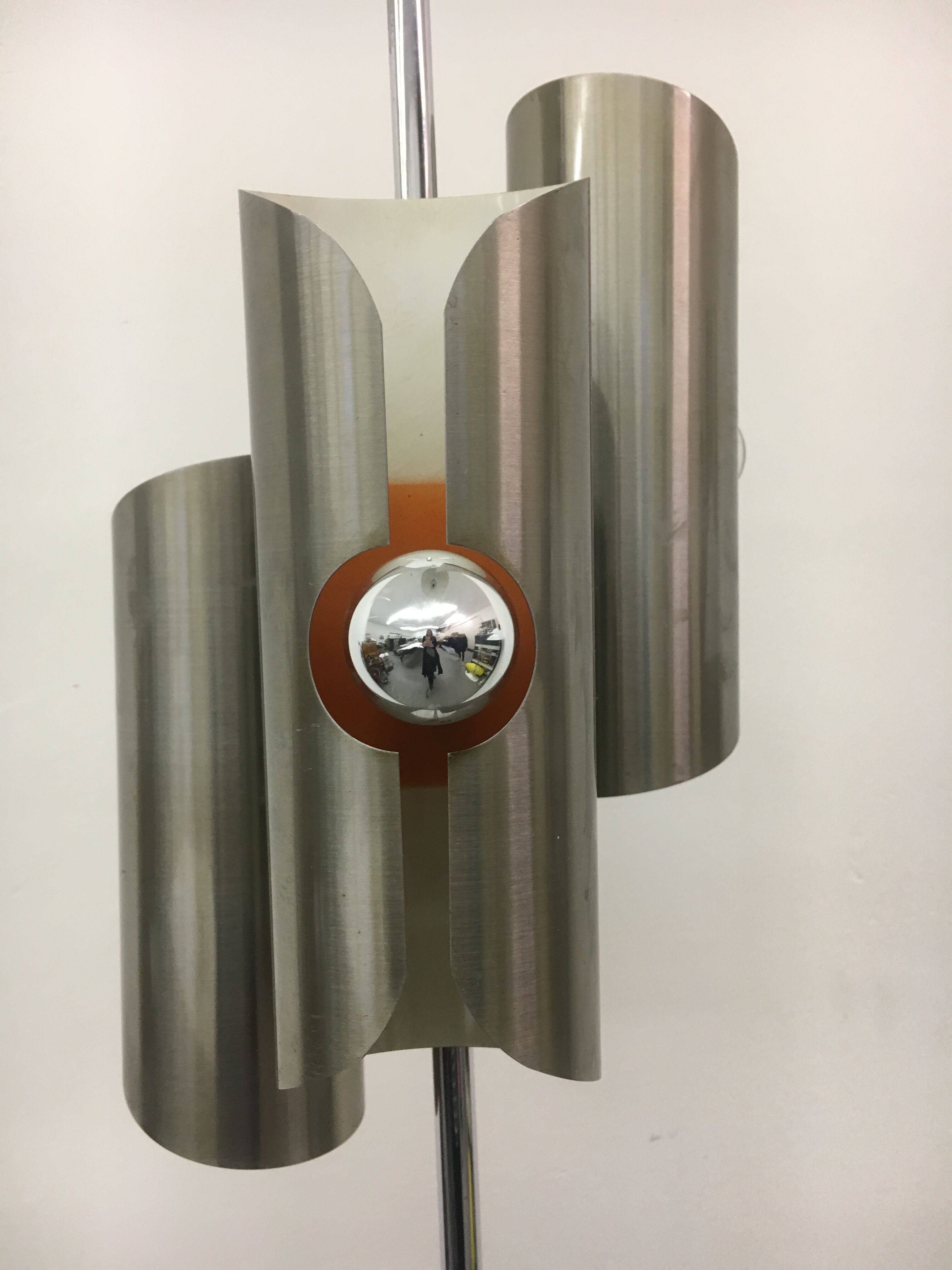 Vintage space age design floor lamp, 1970