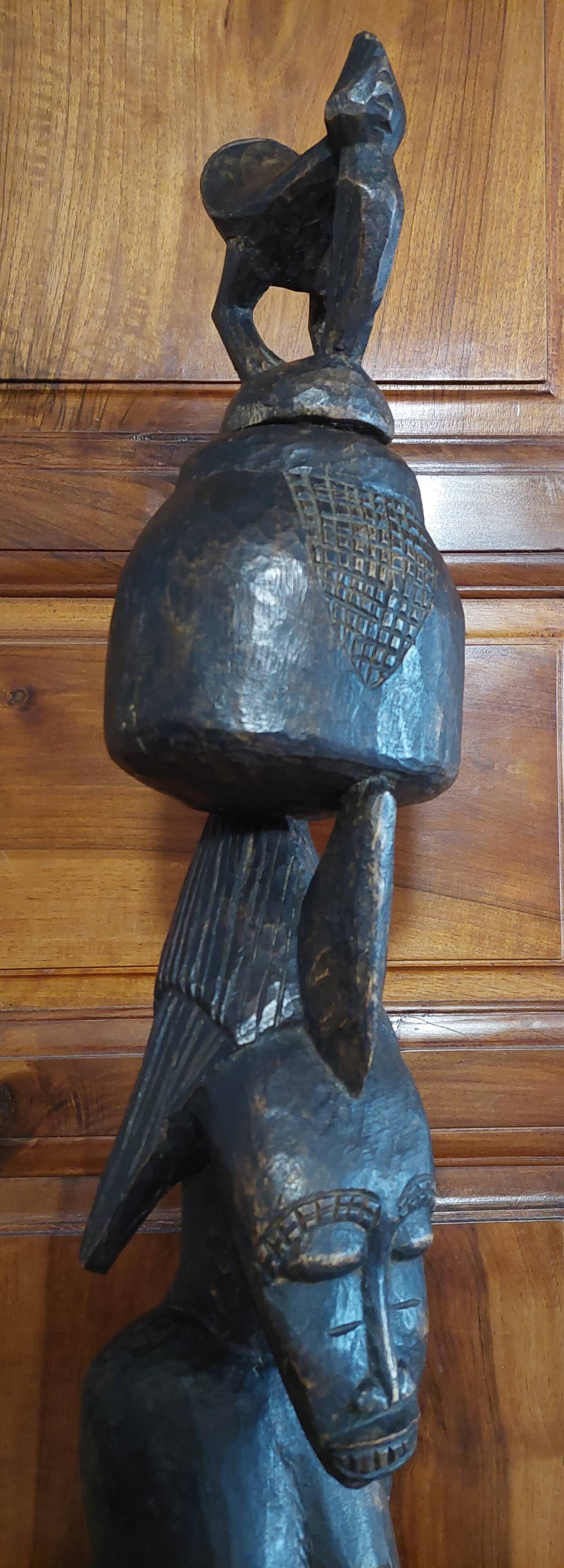 Statue de divination Sénoufo tugubele, Côte d'Ivoire seconde moitié du XXème s.