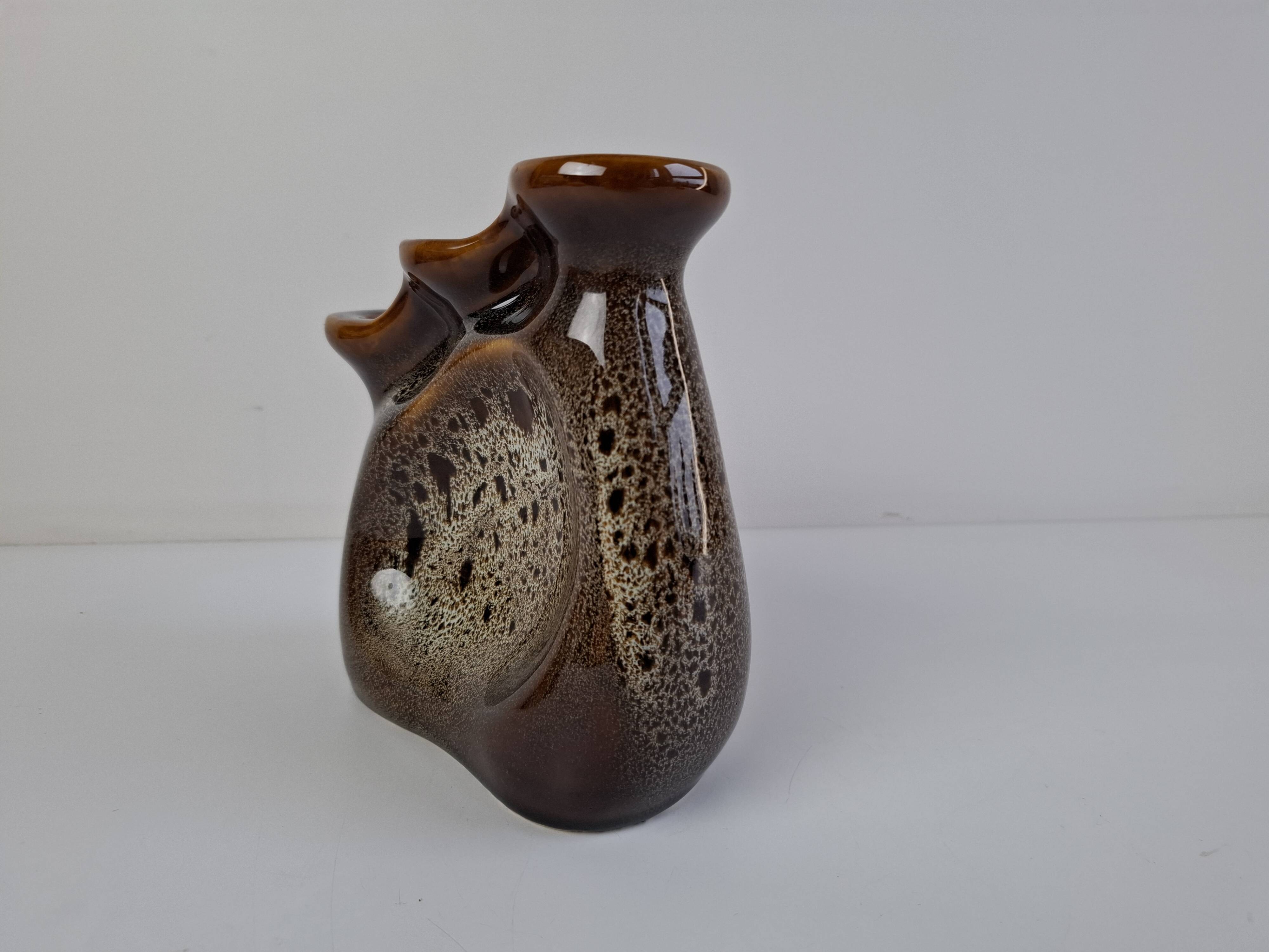 Mid-Century Modern Triple Candle Holder by Ditmar Urbach, Czechoslovakia, 1
