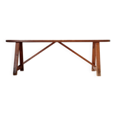 Old wooden farm bench L140cm