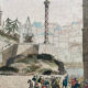French engraving XVIII coloured – Paris 1782