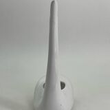 Cache pot en céramique en forme de cygne
