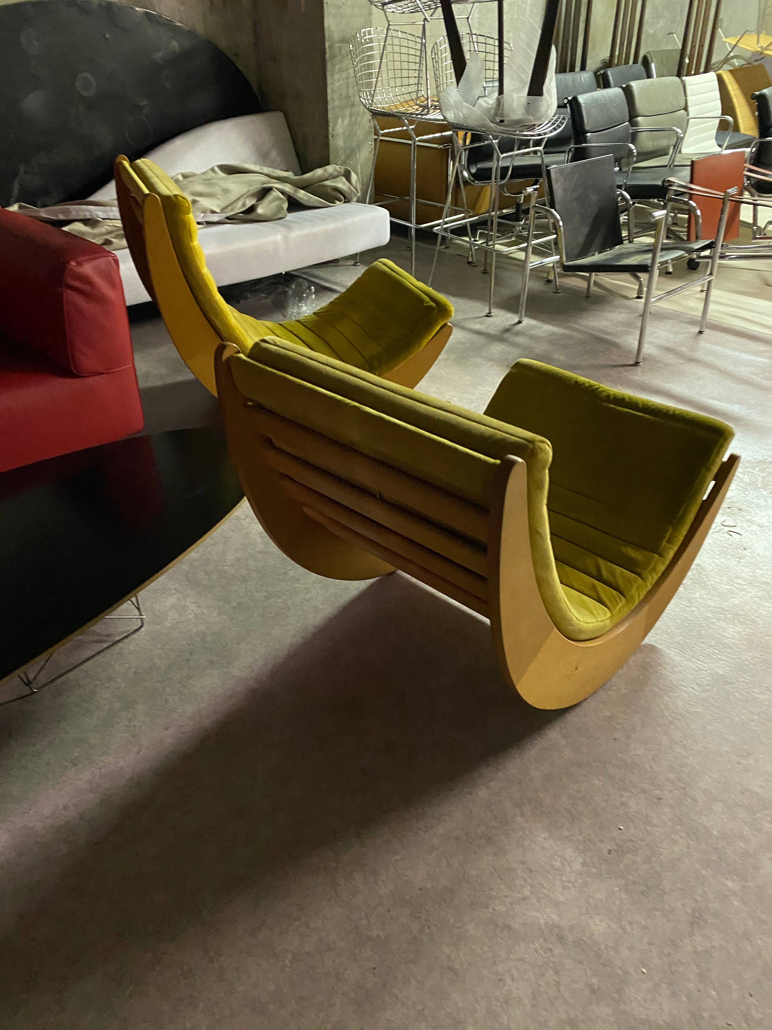 Paire de fauteuils relaxer 2 par Verner Panton édition Rosenthal studio