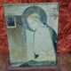 Set of 3 paintings reproduction of religious icons on wood