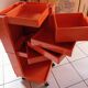 Chariot artist architect BIEFFE PADOVA Joe Colombo 70s