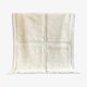 Tapis lain blanc taille 200cmx200cm 6.5ftx6.5ft (moroccan handmade)