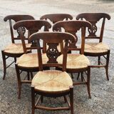 6 mulched chairs empire