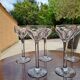 5 Saint Louis crystal glasses, Bristol model, h 15.5 cm