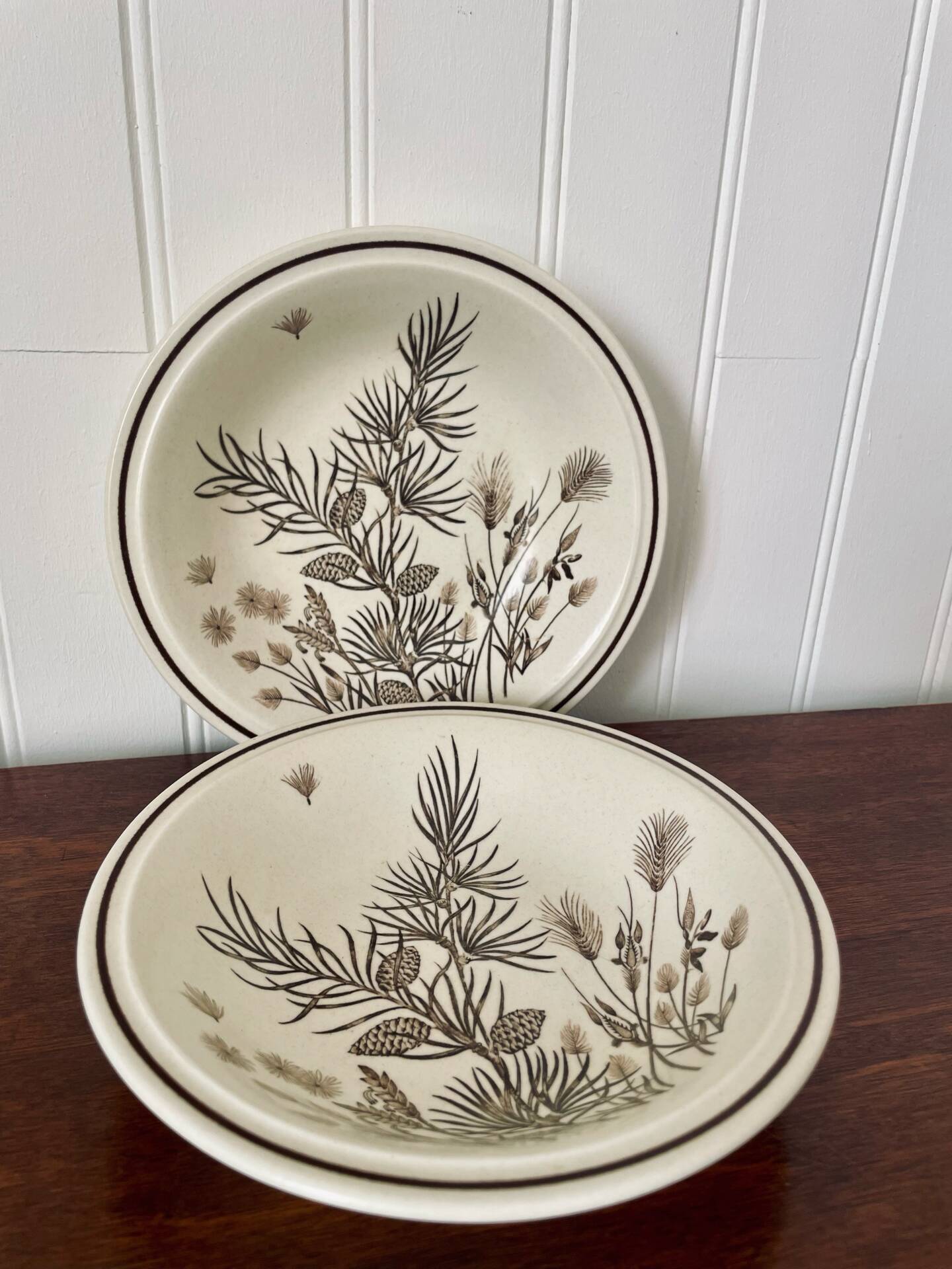 Set of 2 Grindley English ceramic plates.
