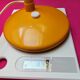 Vintage yellow desk lamp with flexible gooseneck - 1970s