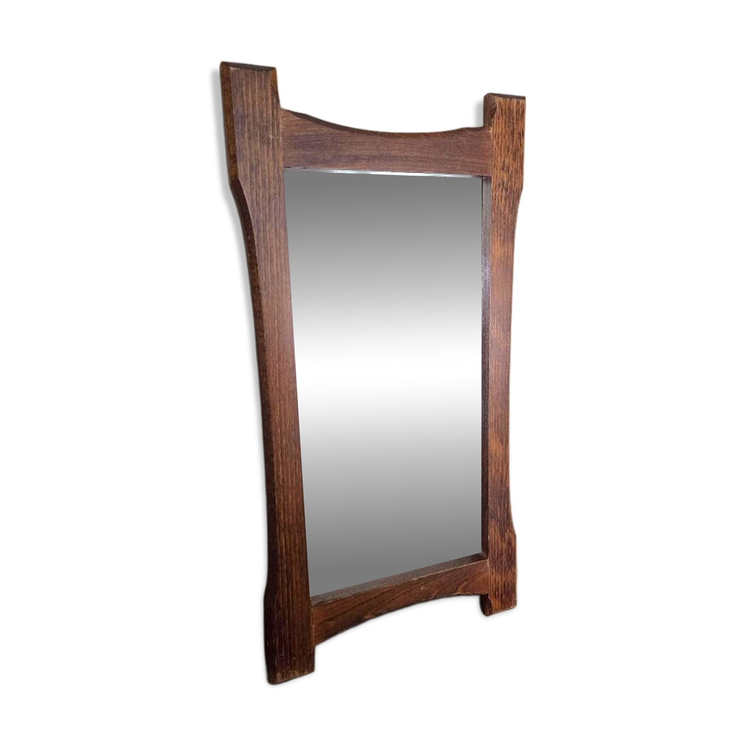 Vintage wooden mirror