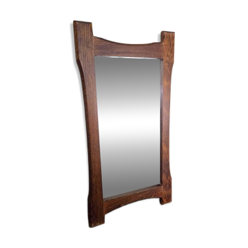 Vintage wooden mirror