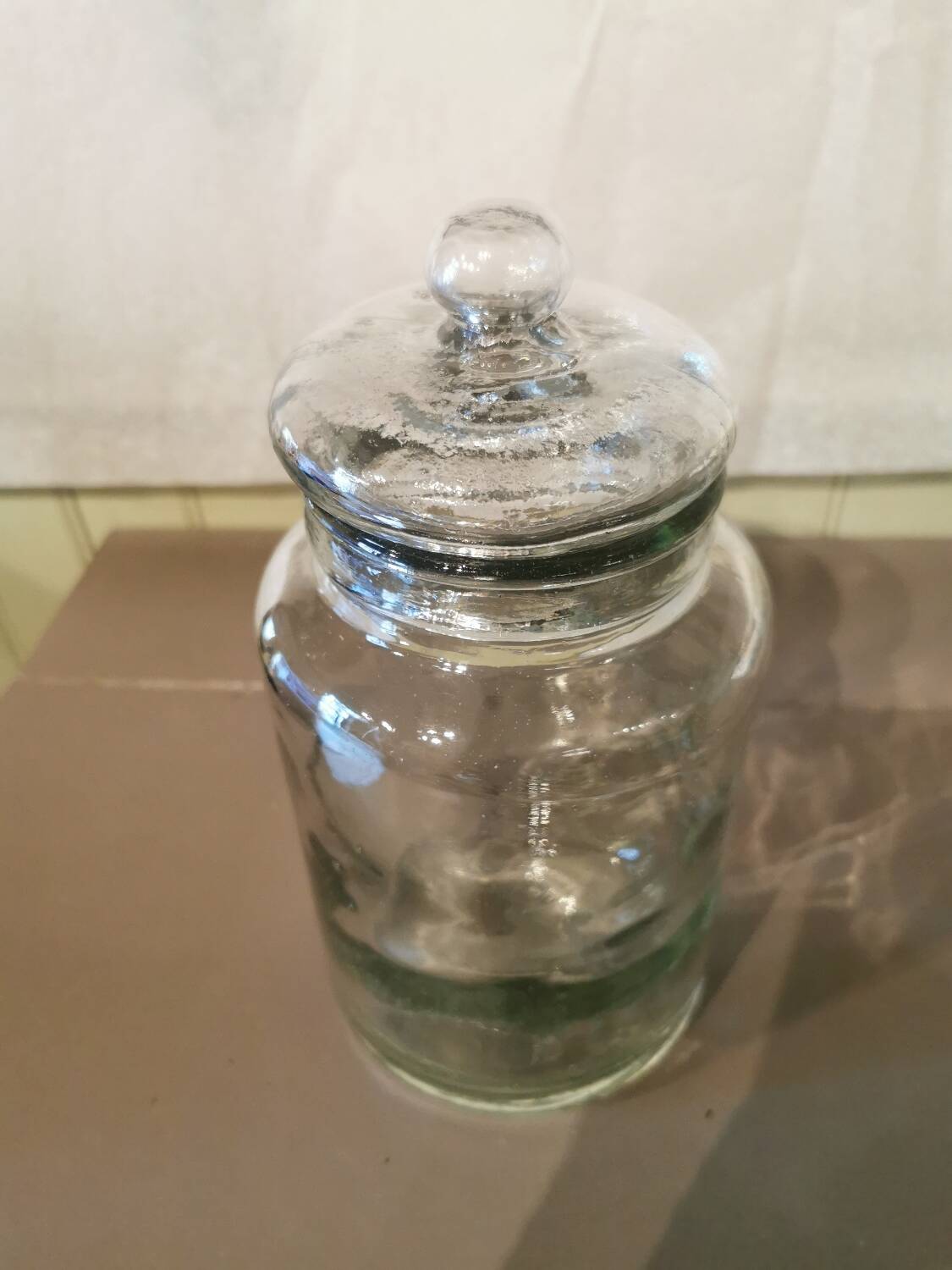 Old glass jar