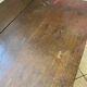 Old and authentic workshop counter with 3 large oak drawers.
