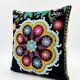 Vintage embroidered cushion cover 43x46 cm