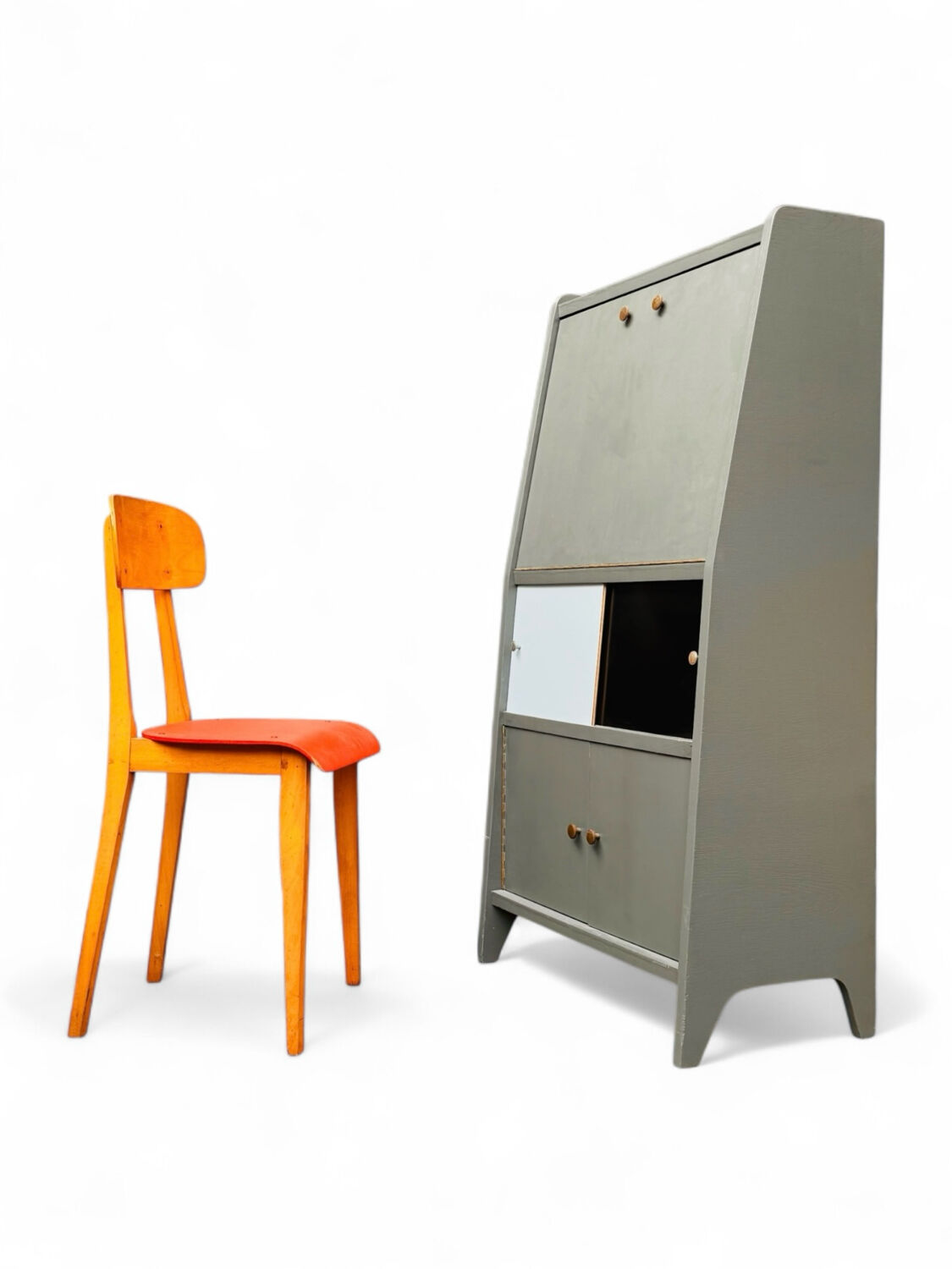 Bureau secrétaire 60´s et sa chaise