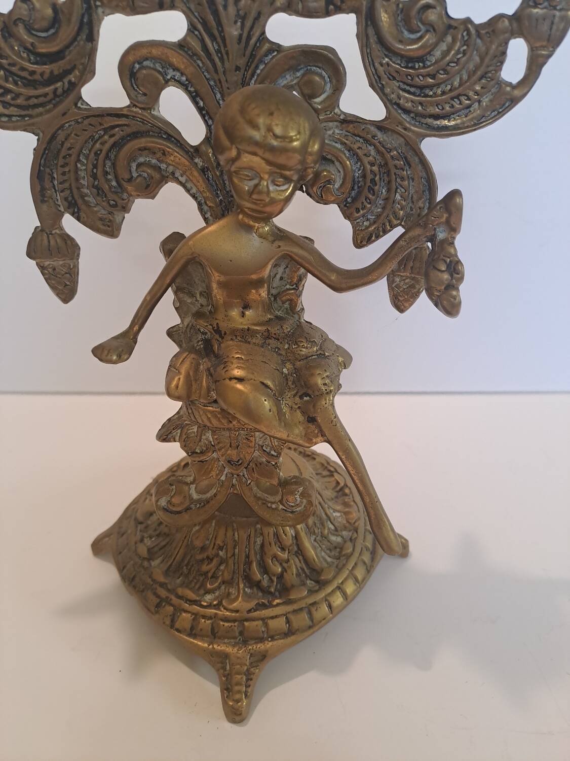 Vintage bronze chandelier