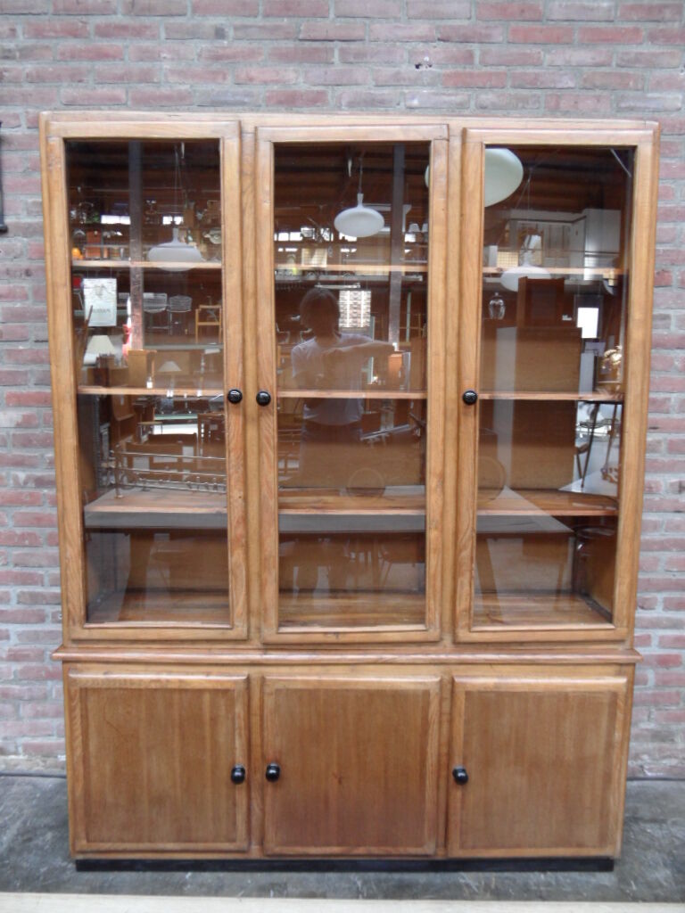 Vintage kitchen display cabinet