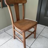 Old solid wood children's chair