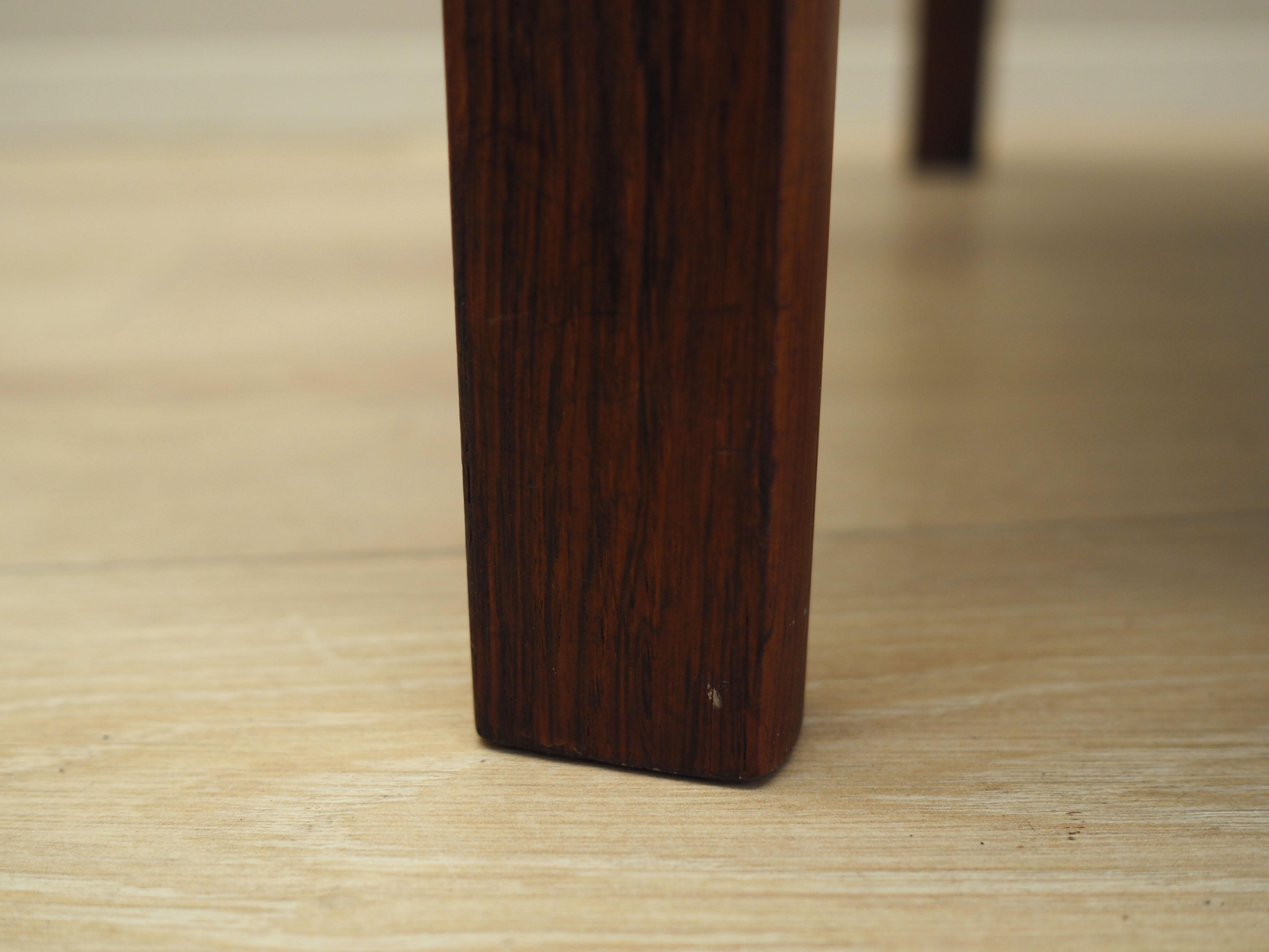 Rosewood footstool, Scandinavian design, 1960s, designer: Hans Olsen, production Vatne Møbler
