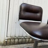 Pair of vintage bar stools, 70s