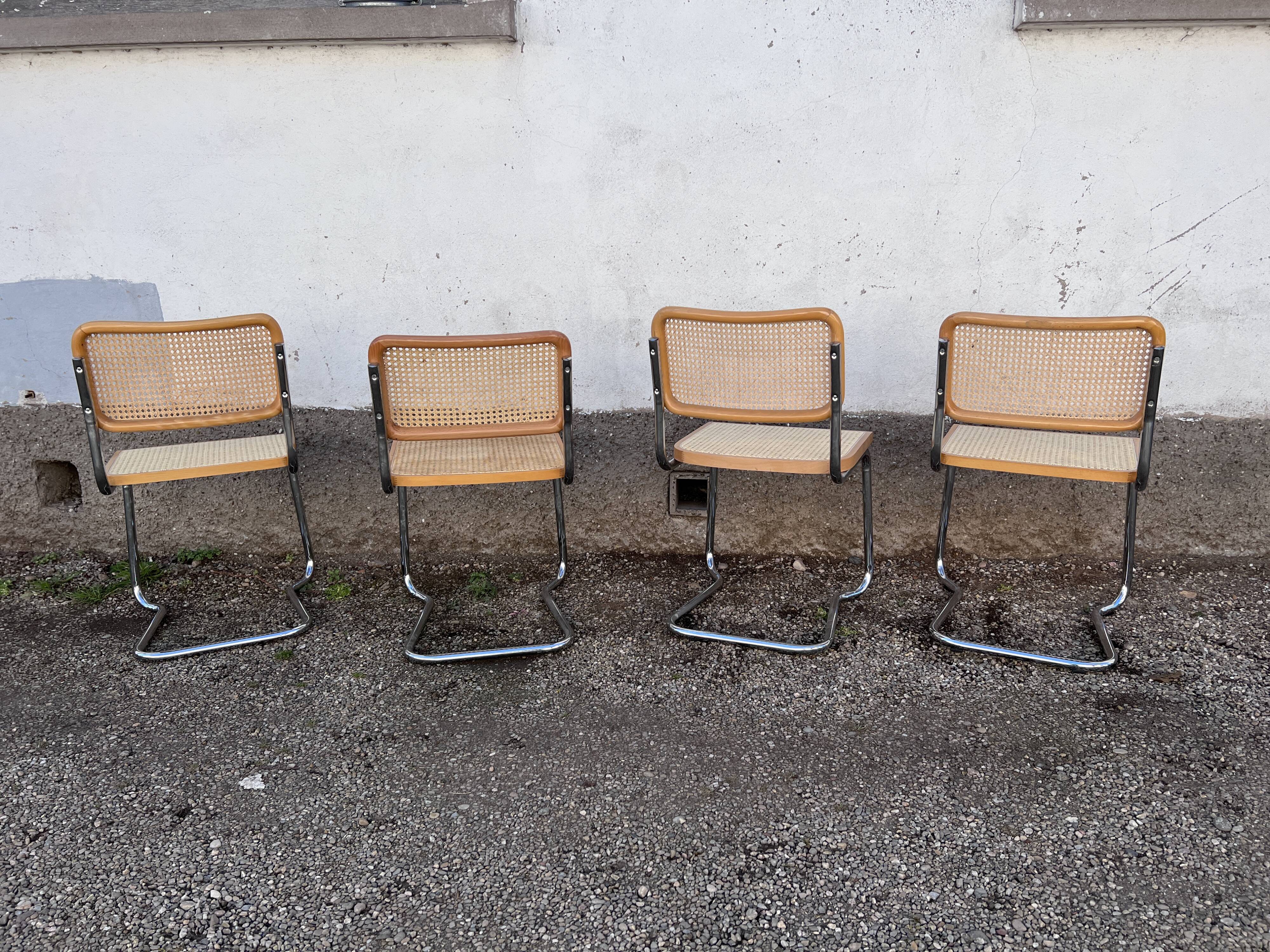 Set of 4 chairs 1950