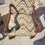 Pair of armchairs louis xiii of the xix th century