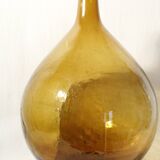Dame-jeanne en verre ambré
