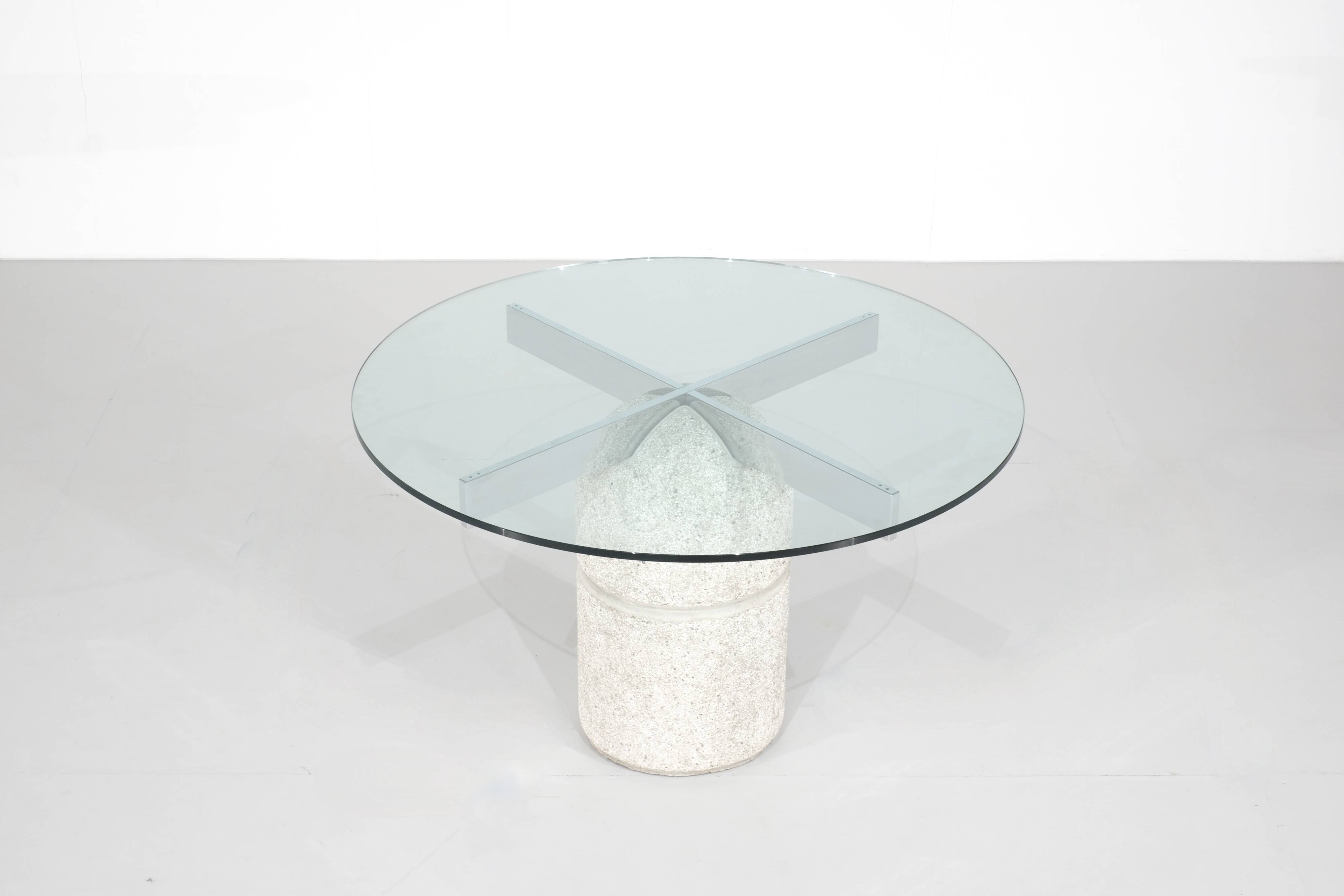 Paracarro dining table by Giovanni Offredi for Saporiti - 1970s