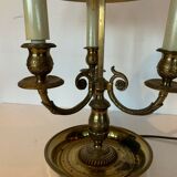 Lampe bouillotte en bronze et tôle, XXe siècle