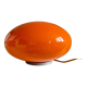 UFO lamp vintage with orange glass globe
