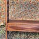 Vintage wall shelf in oriental or Moorish style, handcrafted by a cabinetmaker.