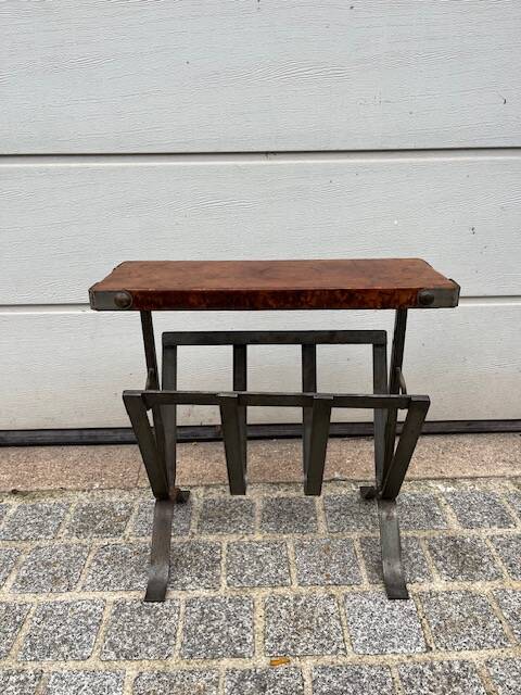 Magazine rack - brutalist side table