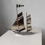 Stainless steel boat from the 1980s.