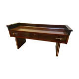 Console 1970 palissandre et inox