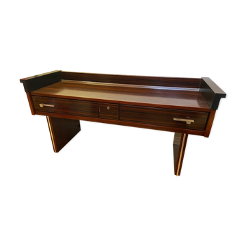 Console 1970 - Palissandre and stainless steel