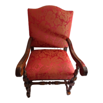 Louis XIII style armchair