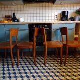 Set of 4 Horgen-Glarus Art Deco chairs