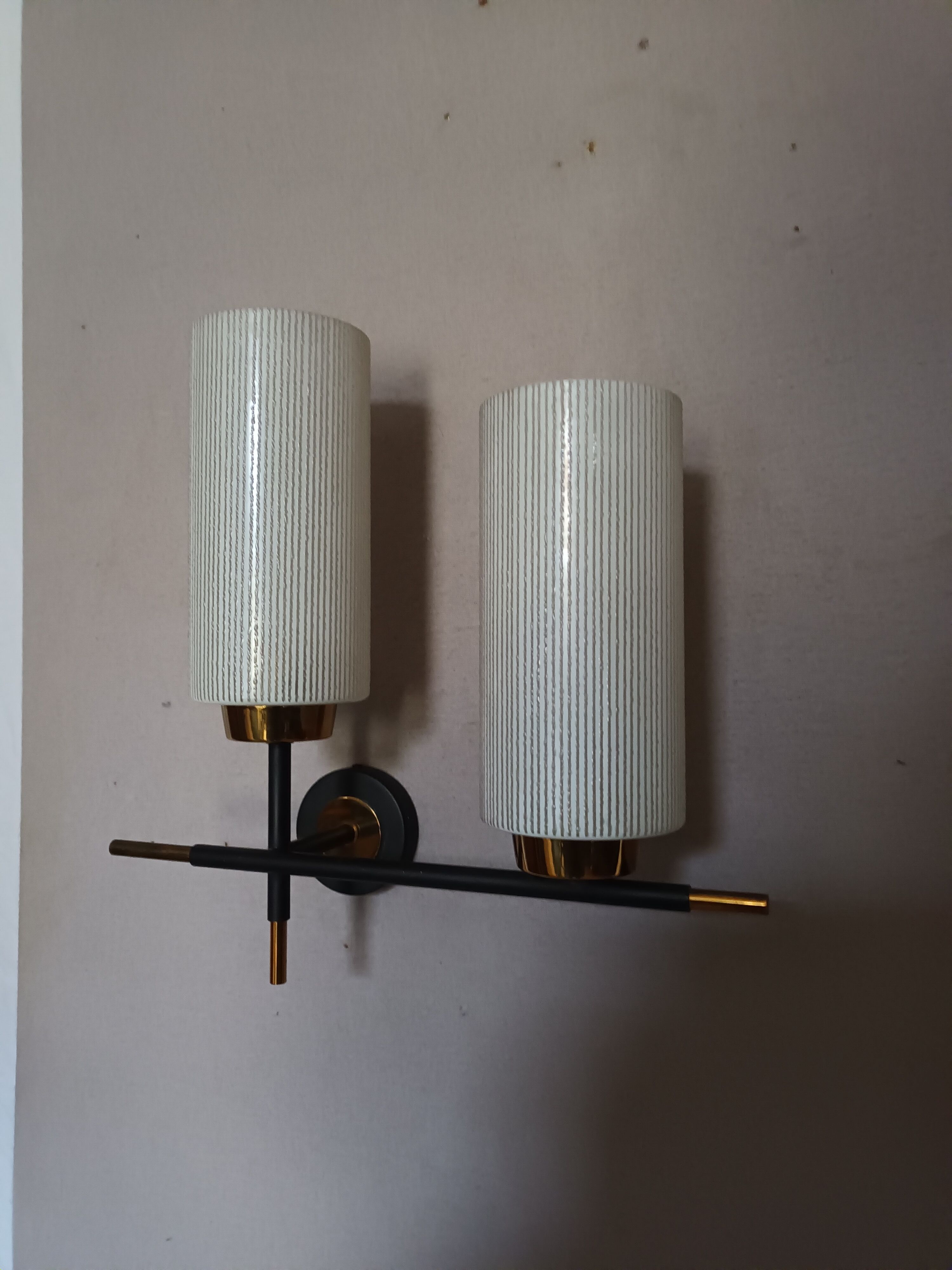 Double wall lamp from the house arlus, 60s
