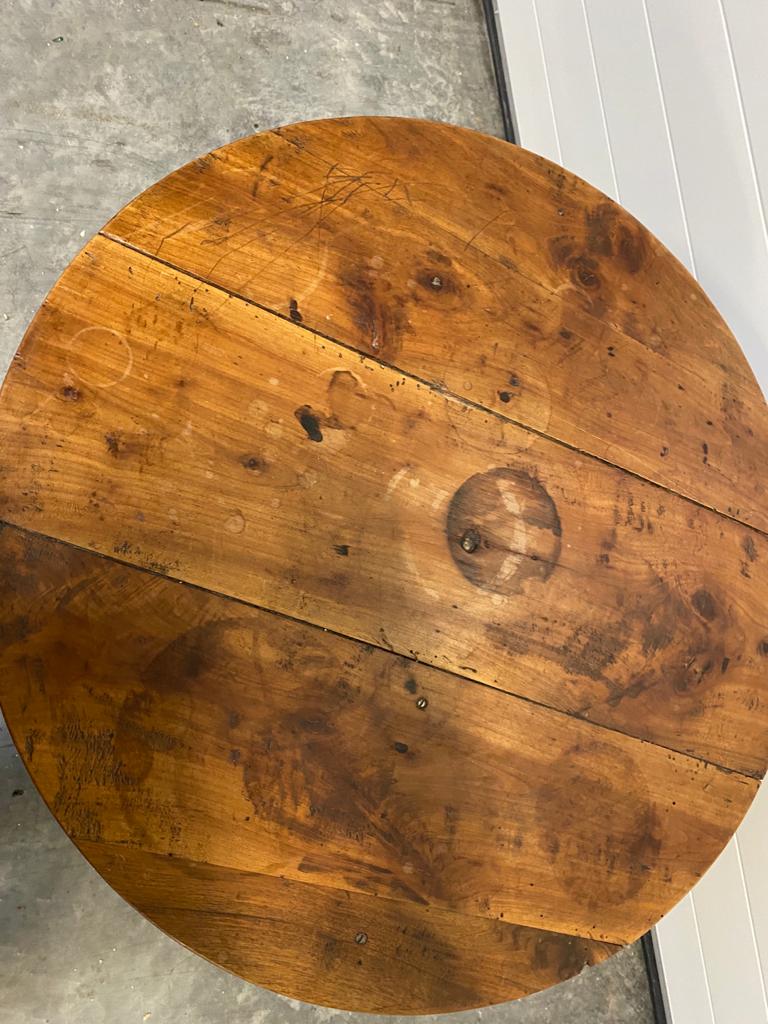 Ancient wooden side table