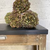 Antique workbench console