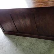 BUREAU A 9 TIROIRS EN NOYER 1900