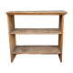 Antique shelf in raw wood